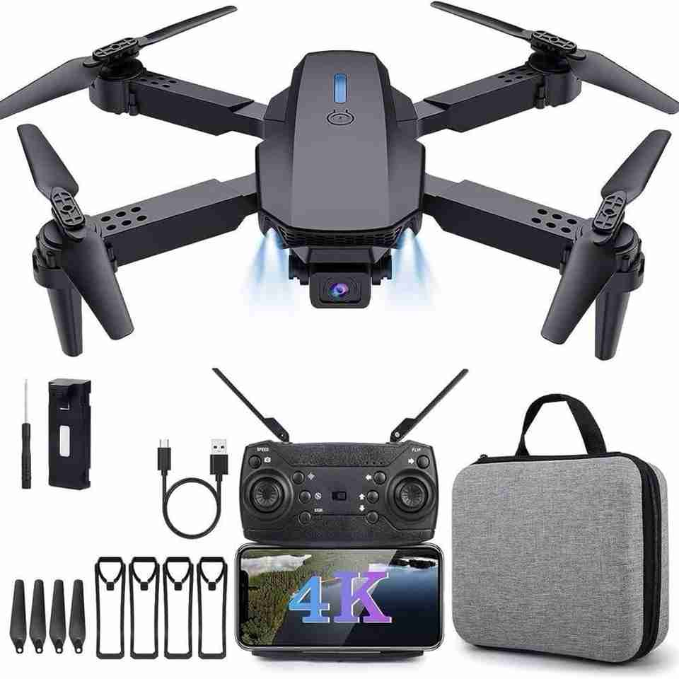depton 4k dual camera mini drone E88 pro foldable WiFi with posit...more - Image 6