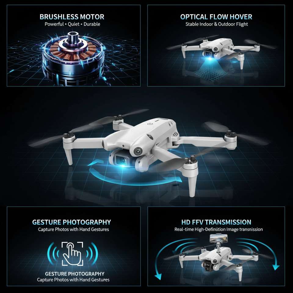 HoverJoy M4 Ultra Drone with 4K HD Dual Cameras - Image 8