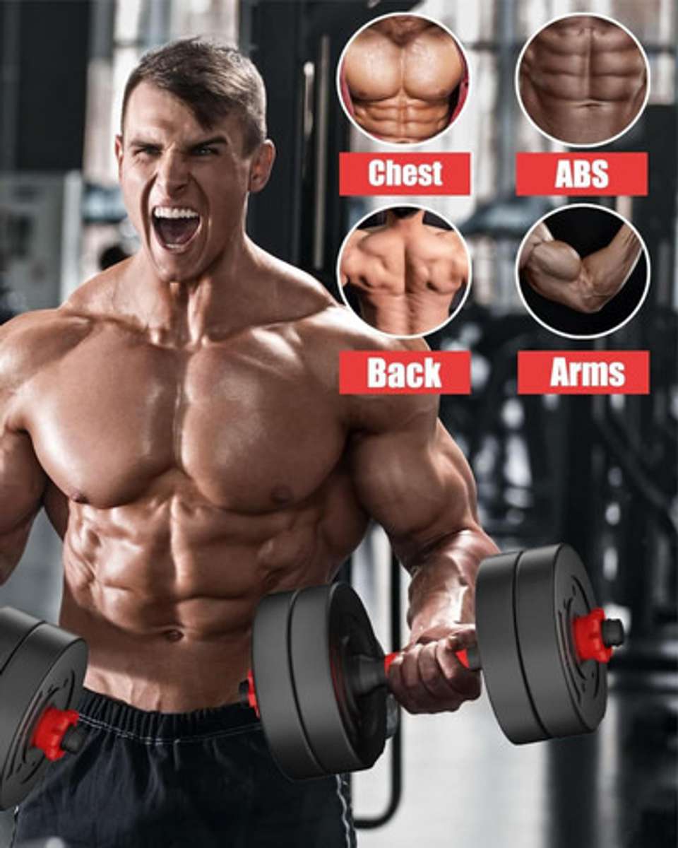 Jaswant 8kg Adjustable Dumbbell Set - Image 8