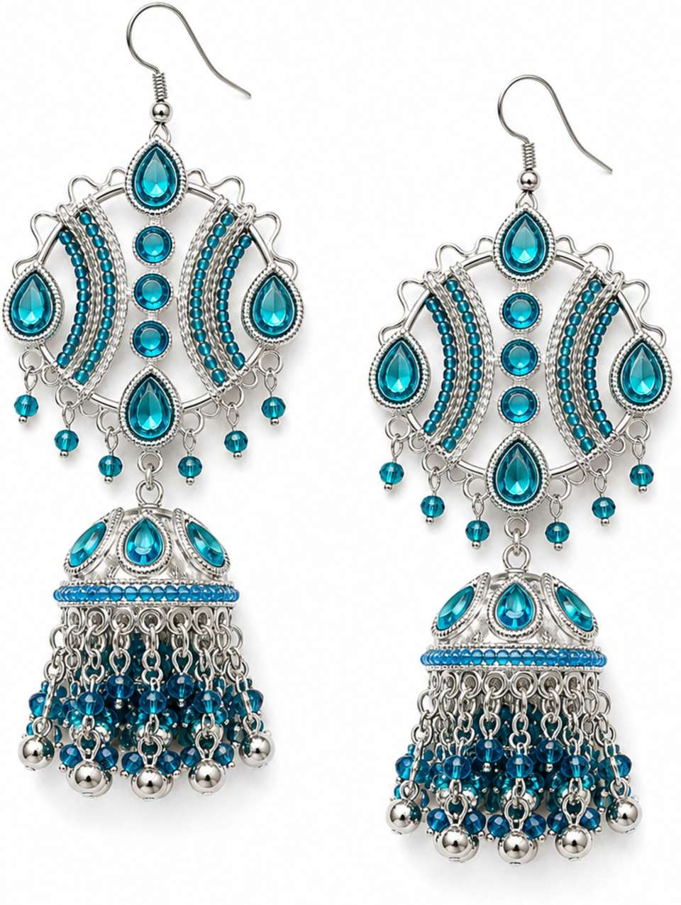 UnfoldSelf Trendy Mehru Maula Earrings - Image 7