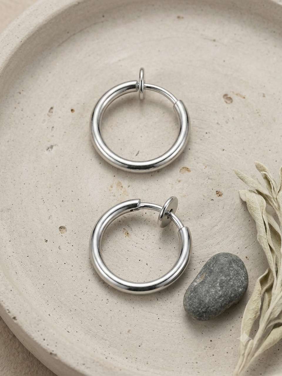 aAVC ENTERPRISES Stainless Steel Non-Piercing Earrings - Image 6