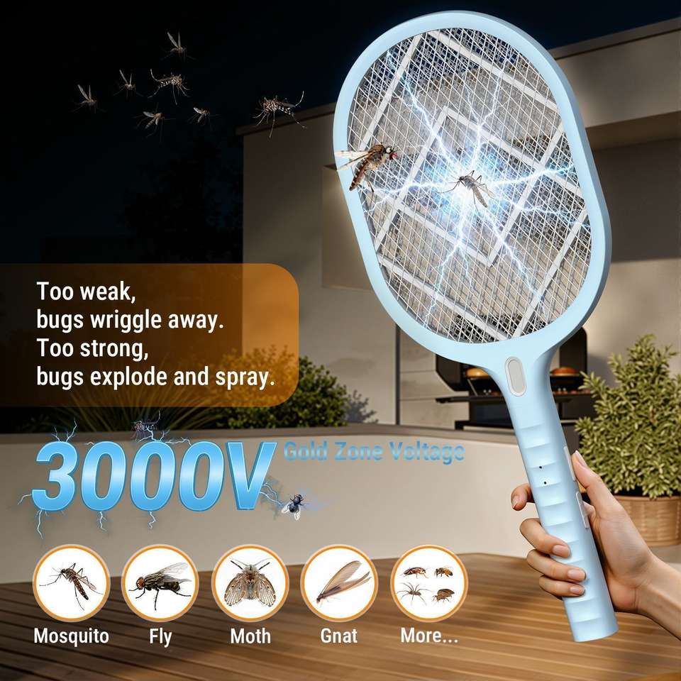 UN1QUE Rechargeable Mosquito Bat 1200mAh - Image 8