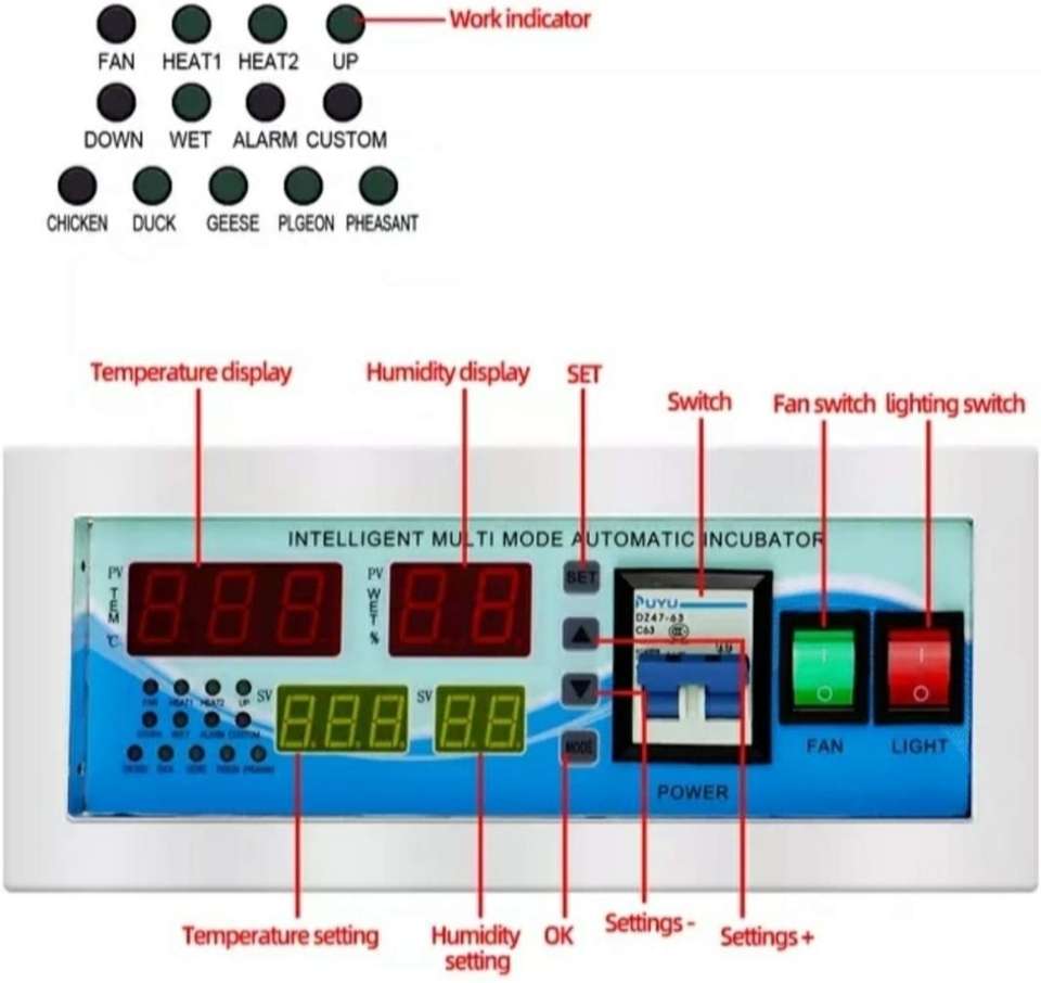 B L ELECTRONICS XM18E Multifunctional Incubator Controller - Image 4