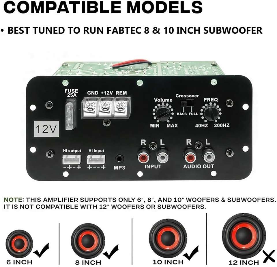 EASTRA 12V 120W Dual Channel Car Amplifier - Image 9