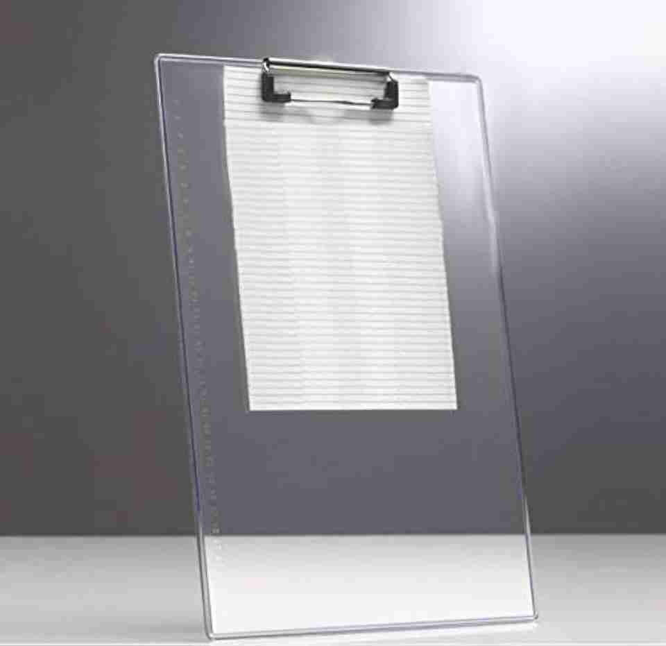 DVAU Transparent Exam Pad A4 Size with Clip - Image 5