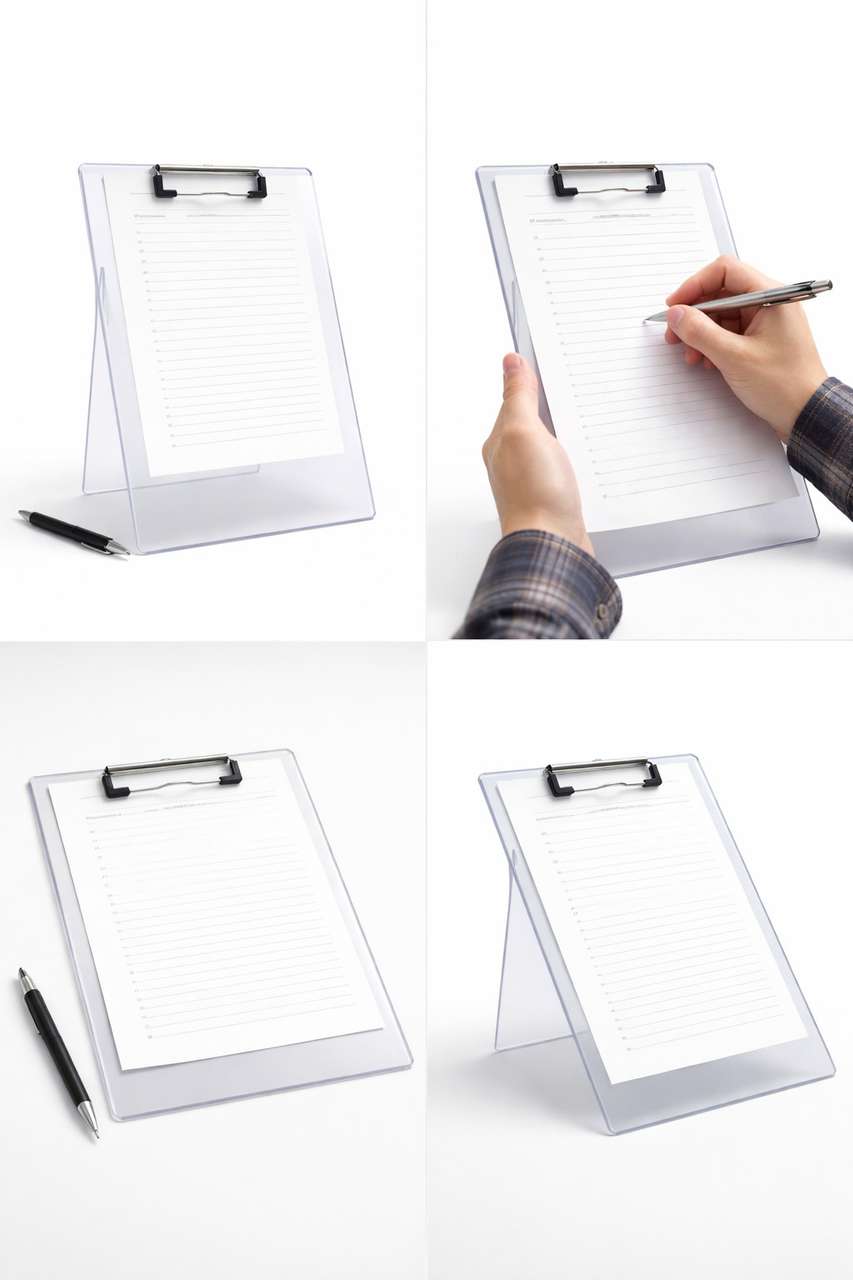 DVAU Transparent Exam Pad A4 Size with Clip - Image 8