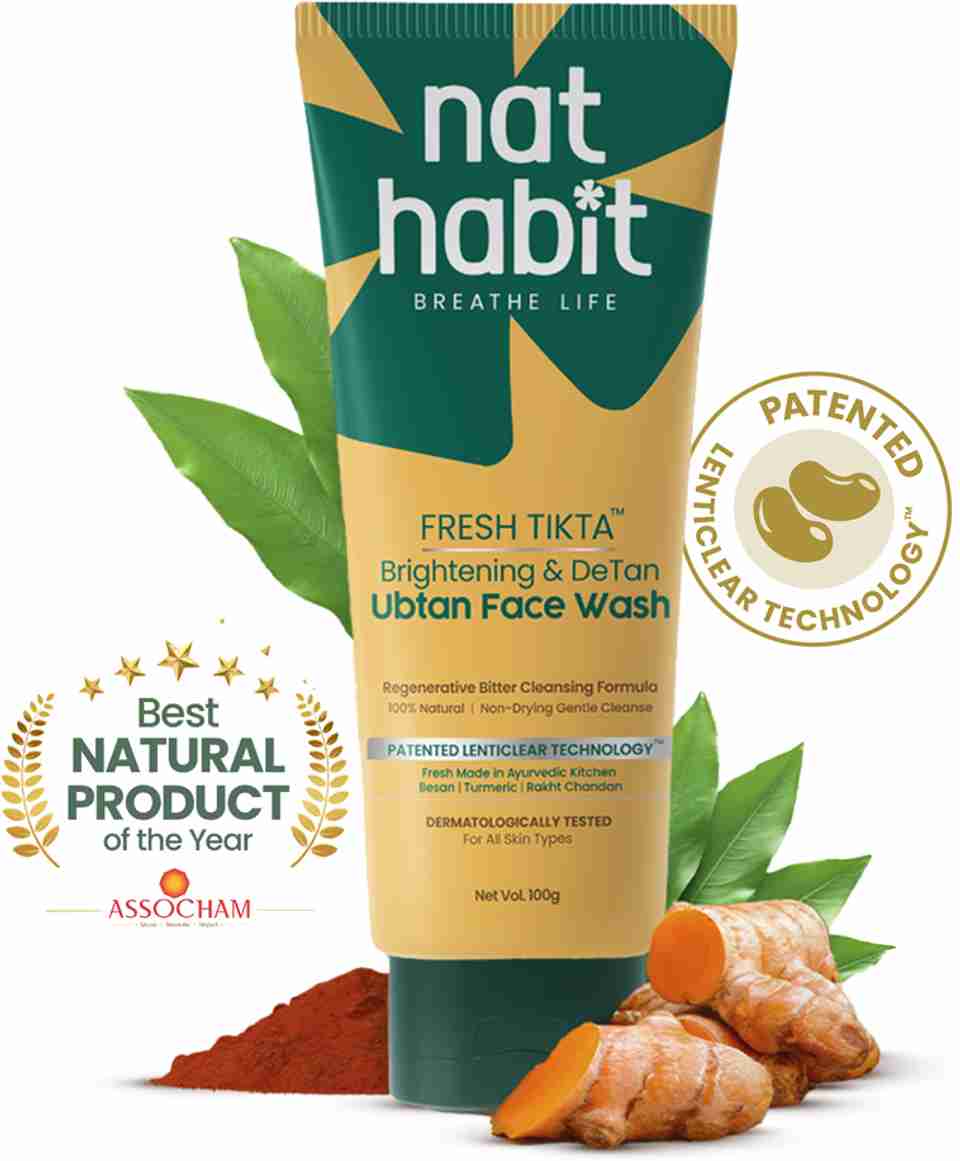 Nat Habit Ubtan Natural Face Wash 100g - Image 6