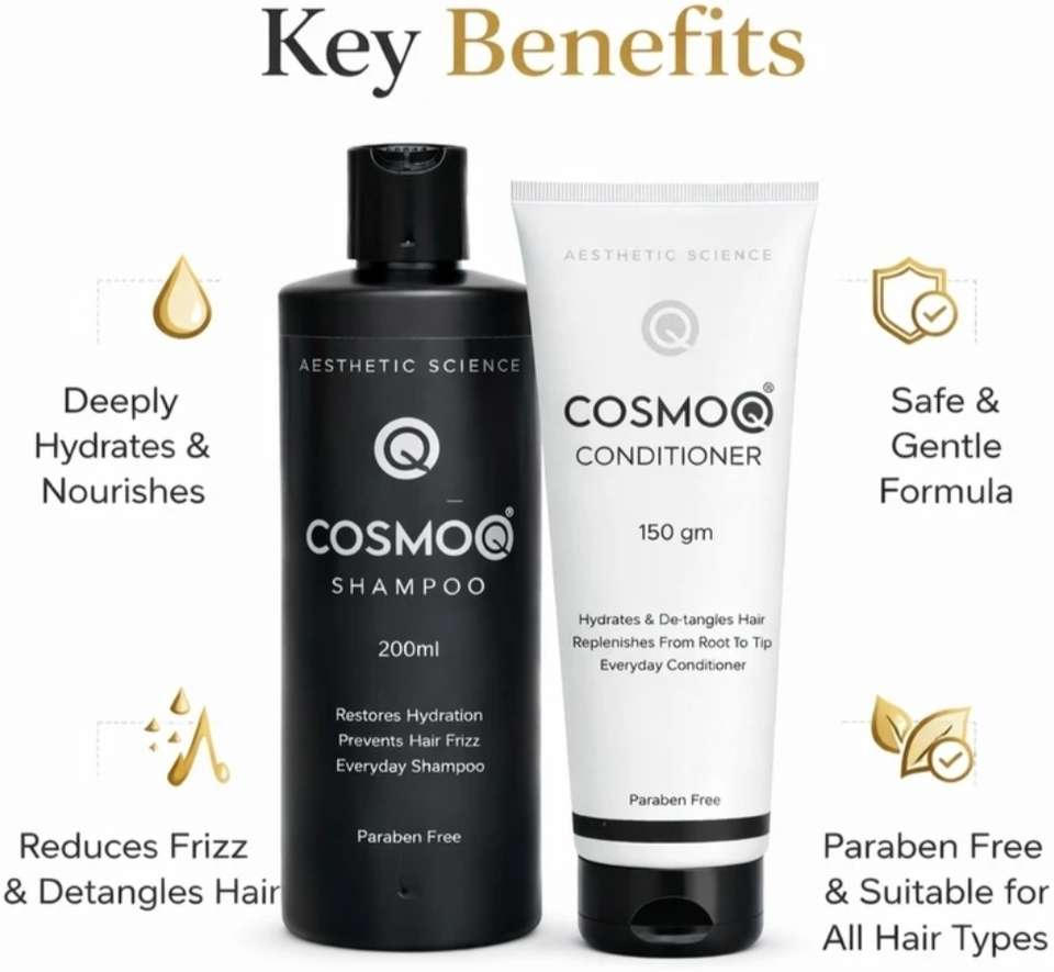 KLM COSMO-Q Shampoo & Conditioner Pack of 2 - Image 7