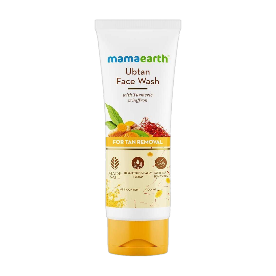Mamaearth Ubtan Natural Face Wash with Turmeric & Saffron - Image 6