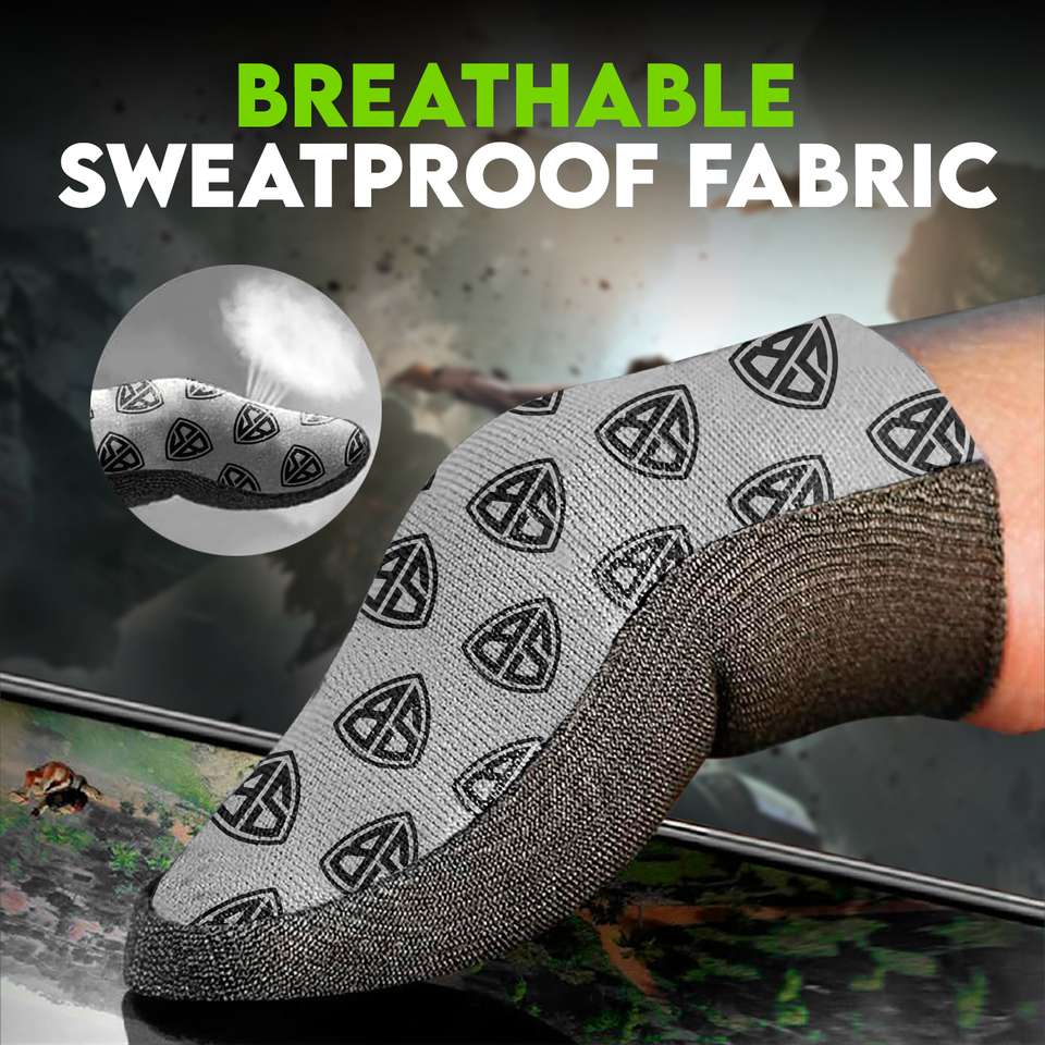 SpinBot Silver Mobile Gaming Finger Sleeve - Image 7