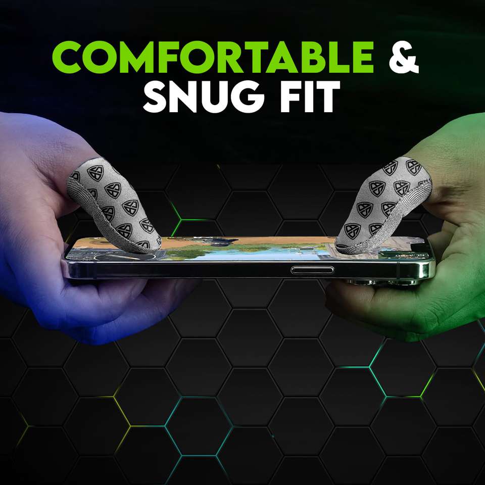 SpinBot Silver Mobile Gaming Finger Sleeve - Image 9