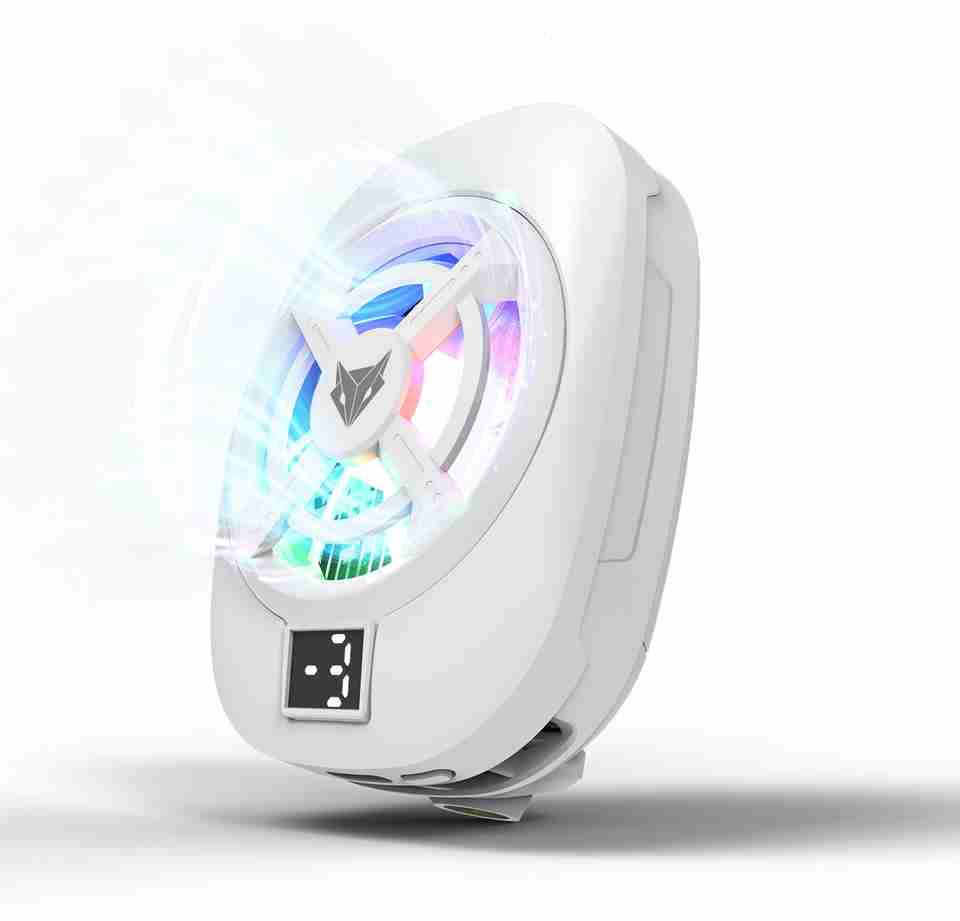 EVOFOX Hailstone S RGB Mobile Cooler (White) - Image 8