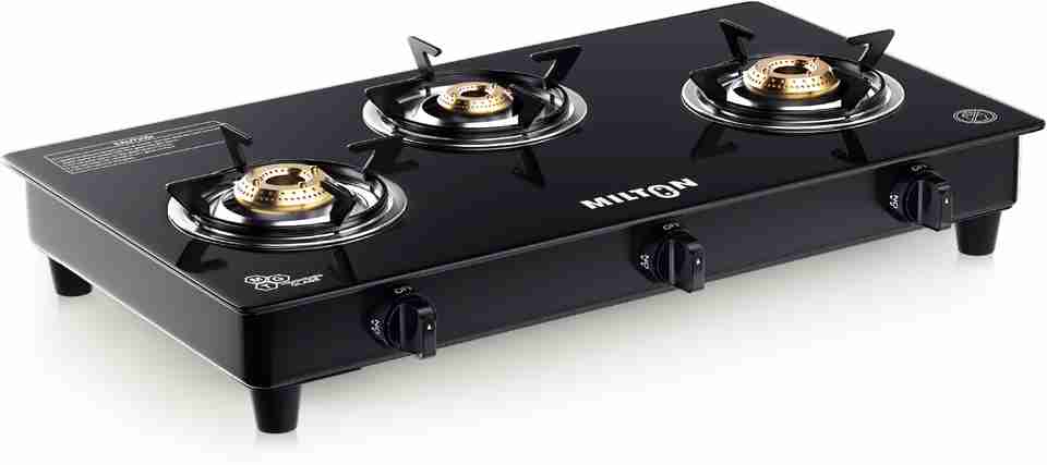 MILTON PremiumPro 3 Burner LPG Gas Stove - Image 9