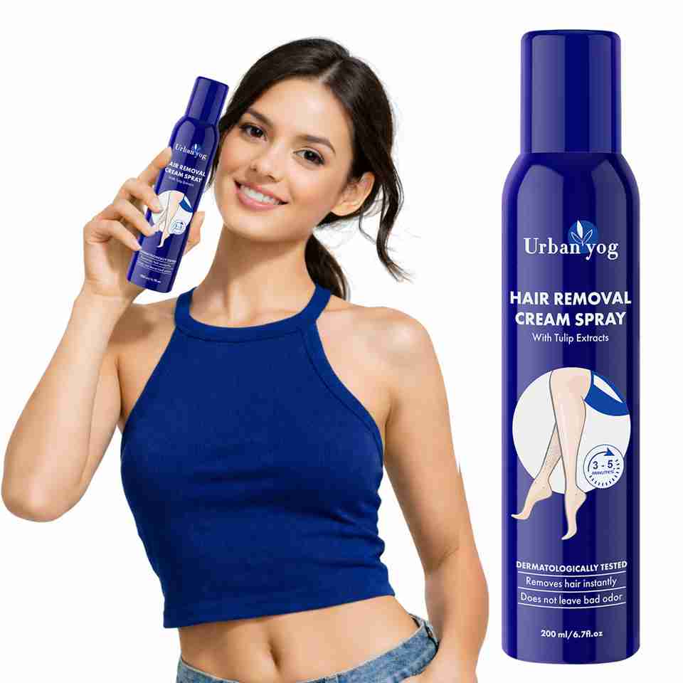 URBANYOG Hair Removal Cream Spray 200ml - Image 6