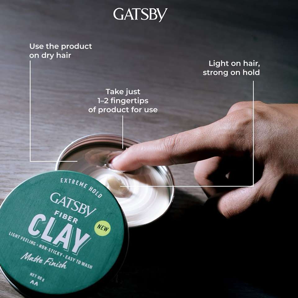 GATSBY Japan's No.1 Fiber Clay Matte Finish - Image 9