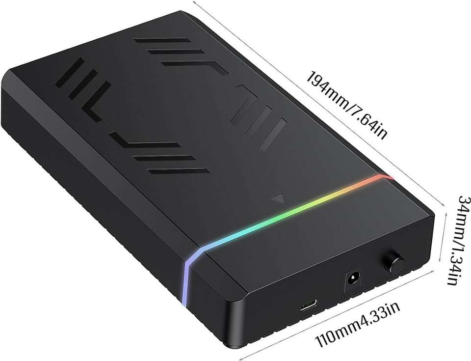 ULTRABYTES 2 in 1 Sata Hard Drive Case Enclosure USB 3.1 Support ...more - Image 9