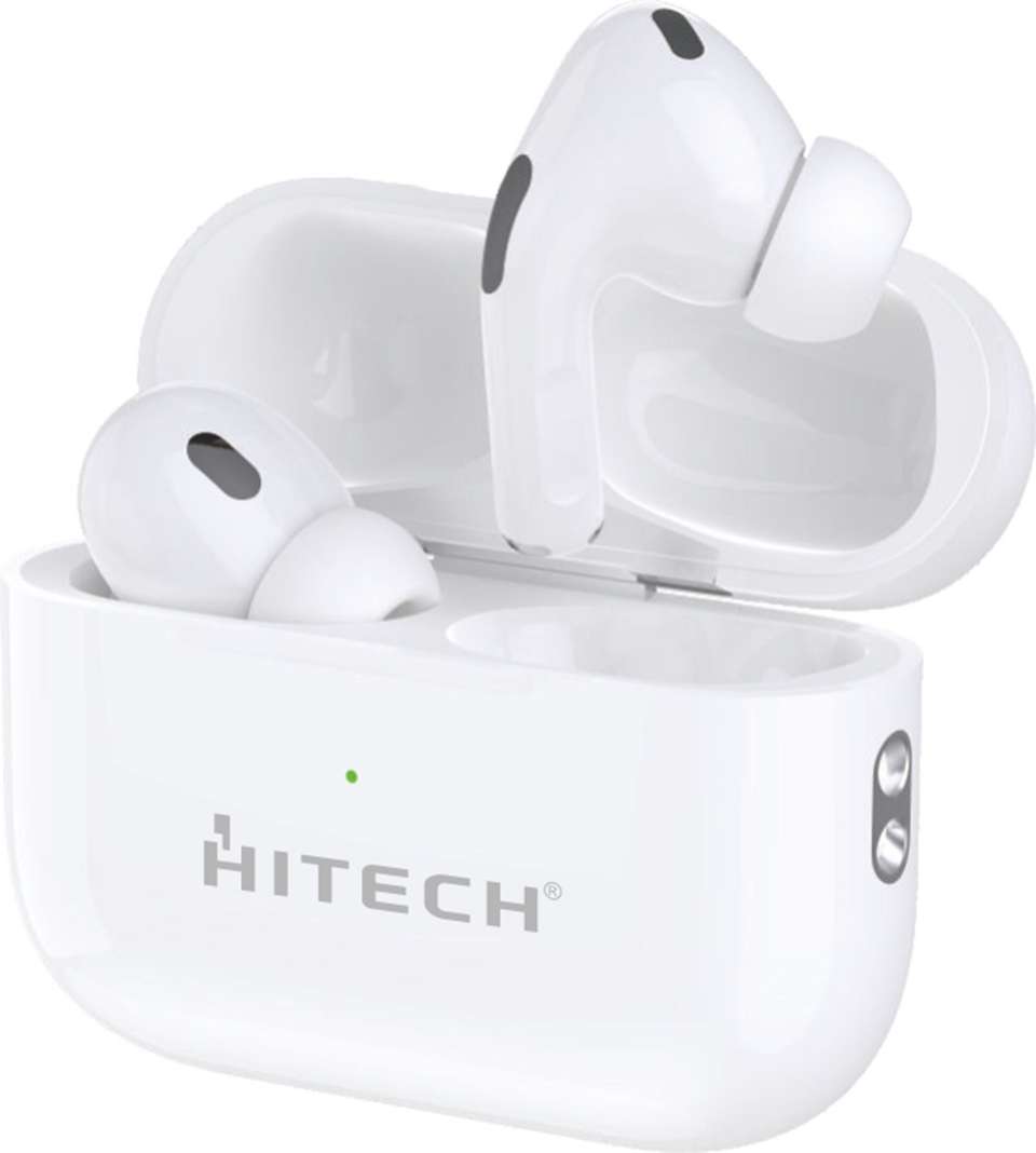 HITECH HIPODS PRO BASIC Bluetooth Headset (White, True Wireless) - Image 7