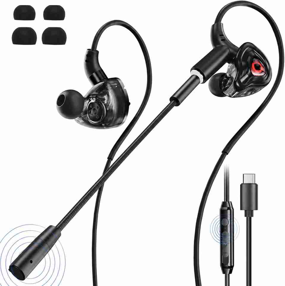 mianix G10 Wired Headset Black On Ear - Image 6
