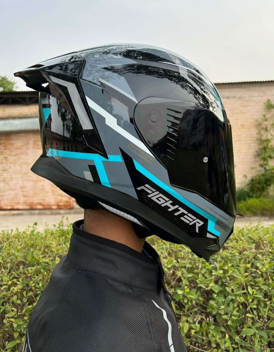 Steelbird Air SBH-57 ISS Fighter Stealth X Full Face Helmet - Image 7