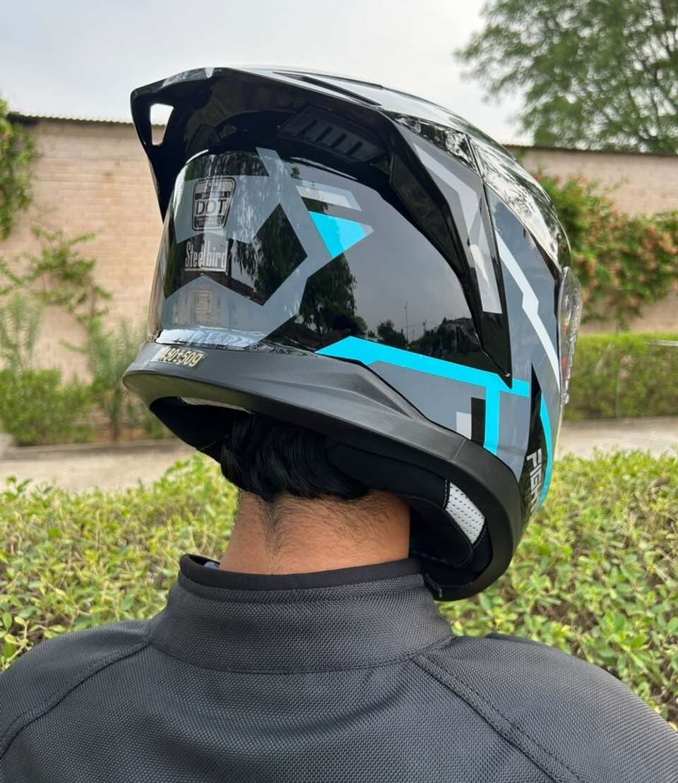 Steelbird Air SBH-57 ISS Fighter Stealth X Full Face Helmet - Image 8
