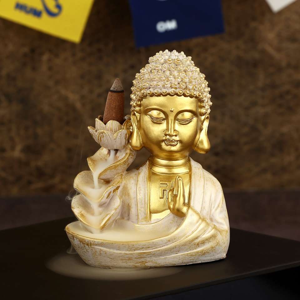 Parkash Prosperro Lumo Meditating Buddha Smoke Fountain - Image 7
