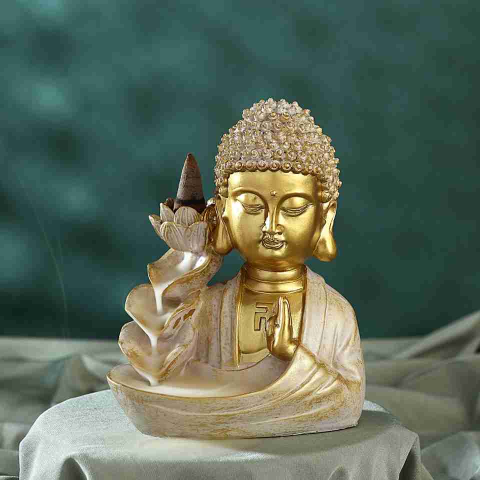 Parkash Prosperro Lumo Meditating Buddha Smoke Fountain - Image 6