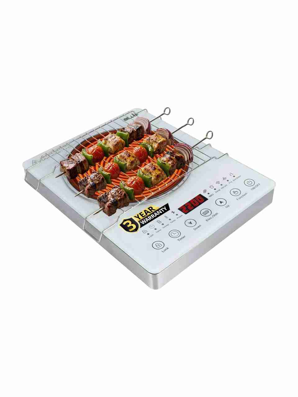 iBELL 2200W Infrared Cooktop White - Image 6