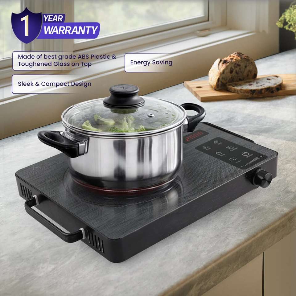 KAPLI 2500W Radiant Cooktop Black - Image 7