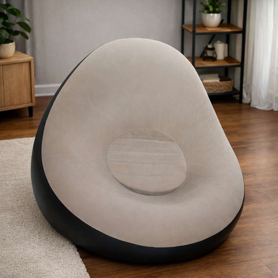 ReTvox 2 Seater Brown PVC Inflatable Sofa - Image 7