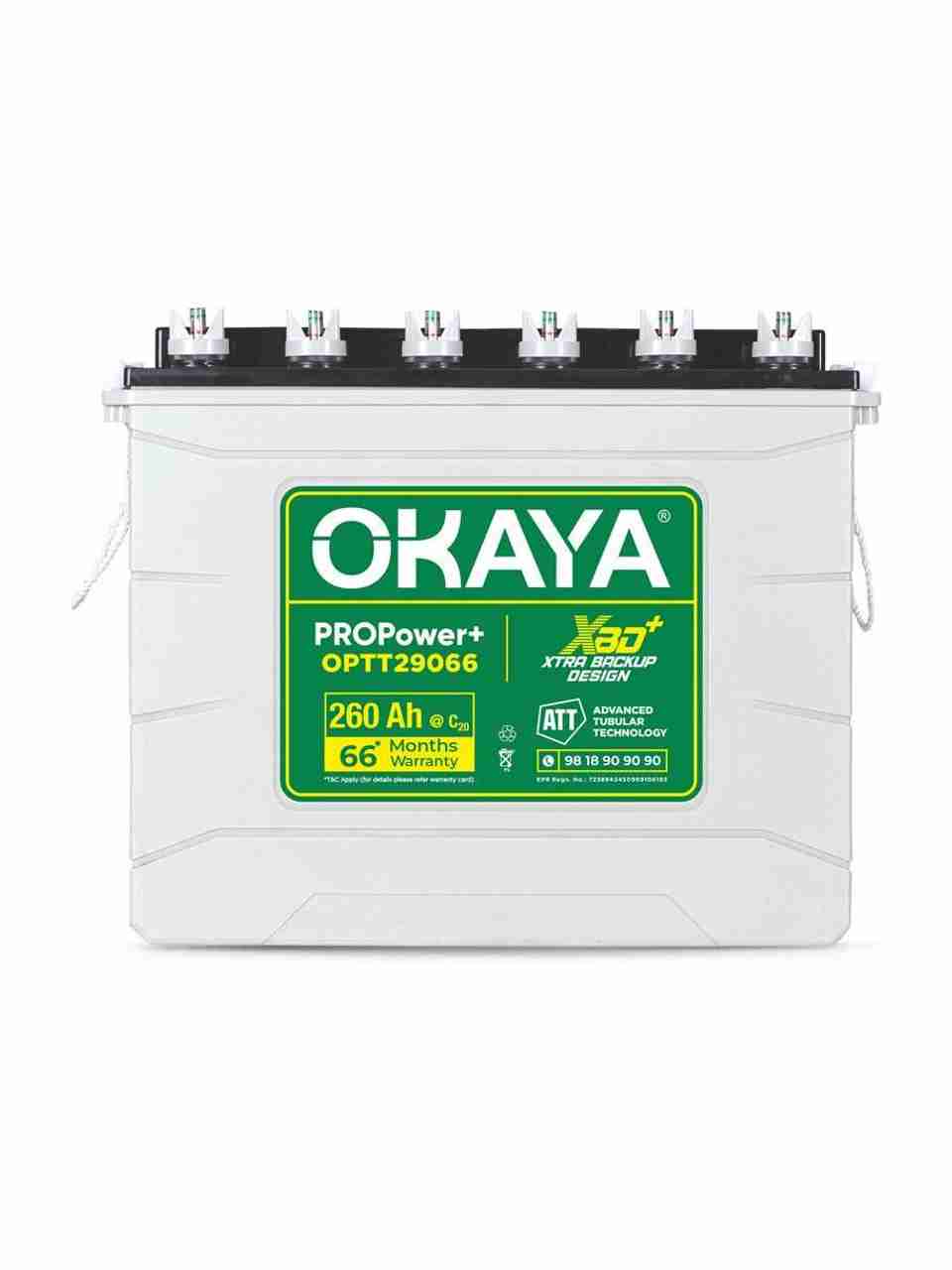OKAYA 66 Months Warranty Tubular Inverter Battery - Image 7