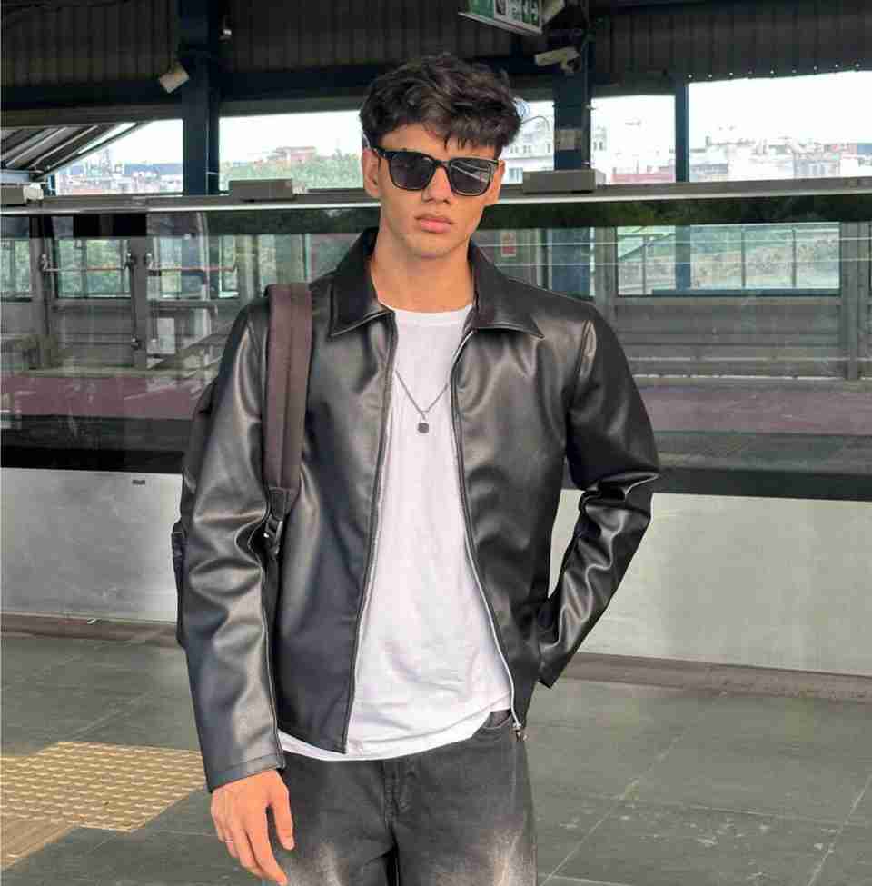 Onestreet Men Solid Leather Jacket - Image 4