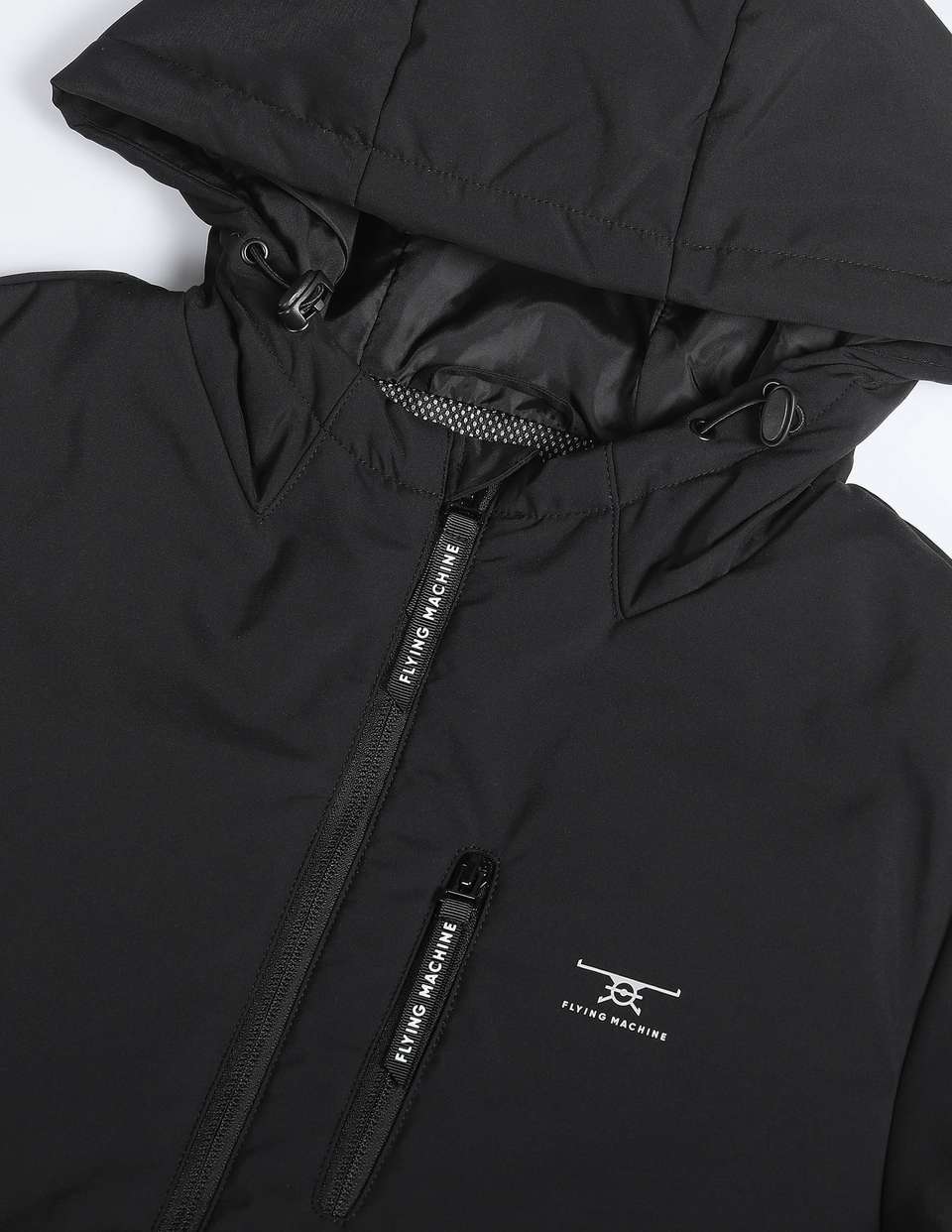 FLYING MACHINE Men Solid Padded Jacket - Image 7