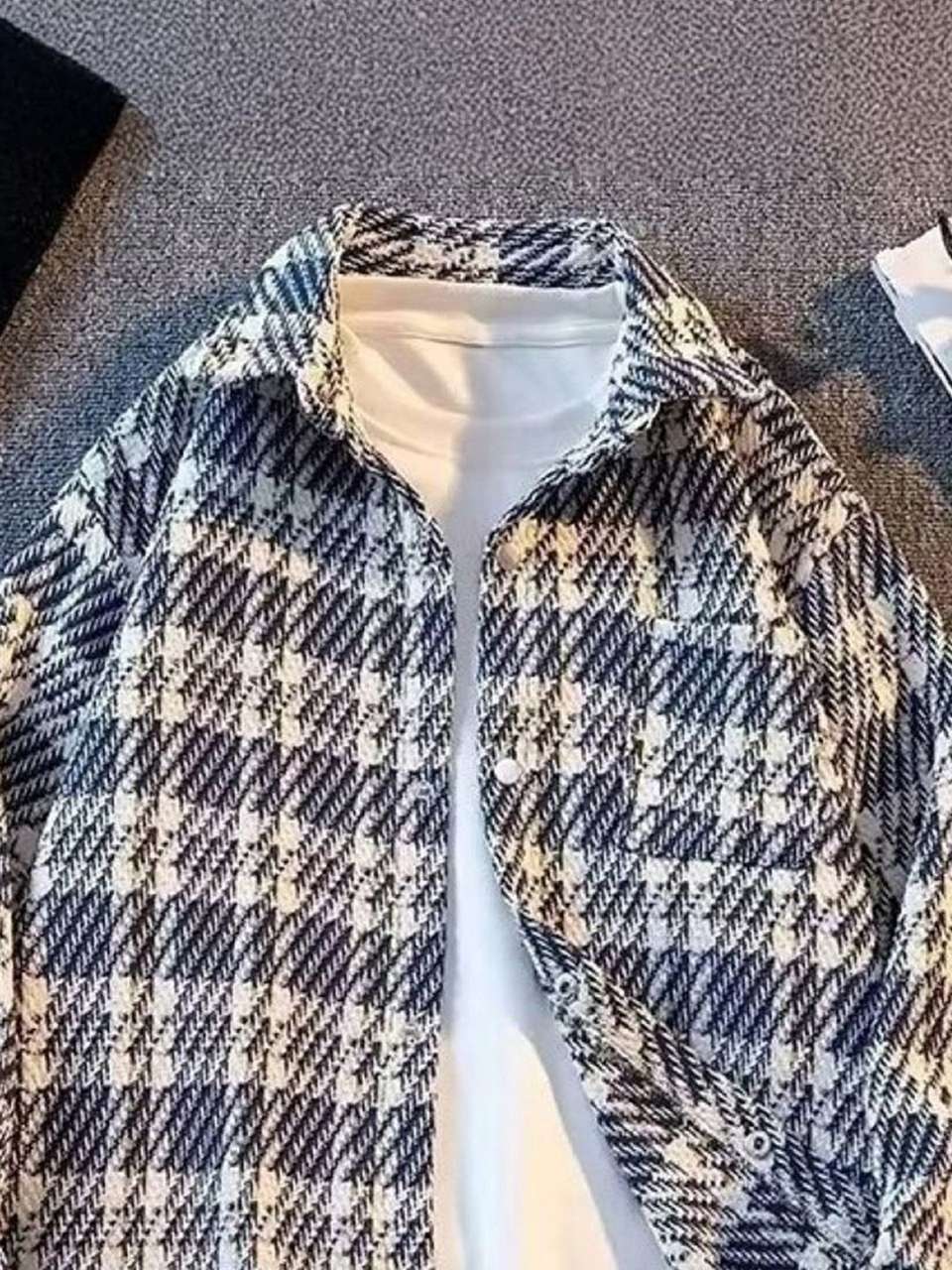 HERE&NOW Men Checkered Tailored Jacket - Image 6
