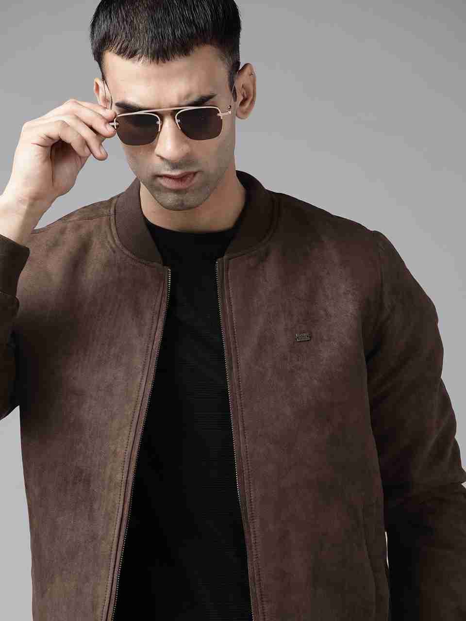 Roadster Men Solid Bomber Jacket - Image 6