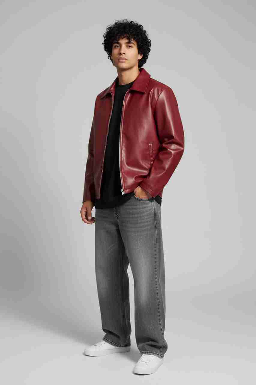 YDWC Men Solid Casual Jacket - Image 8