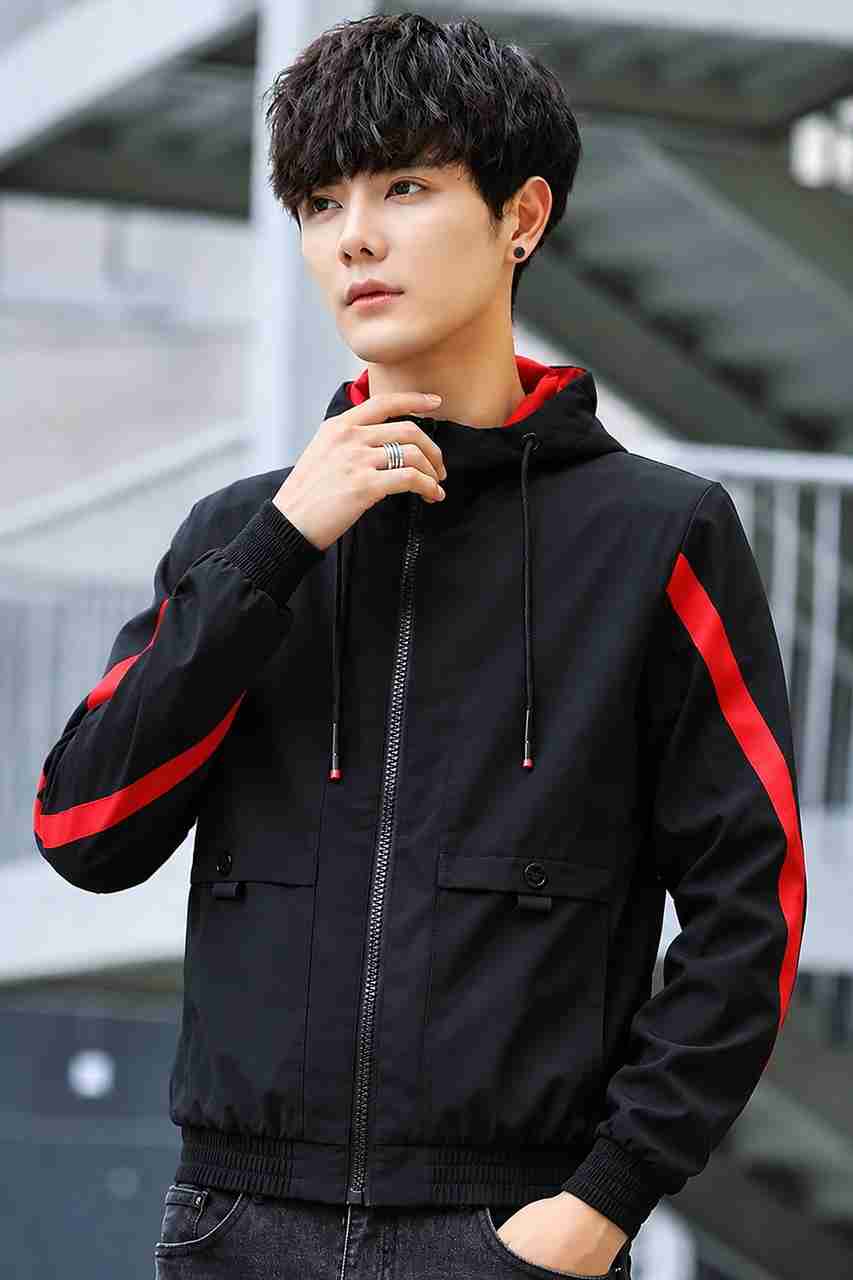 CLASSYBLOOM Korean Striped Men Wind Cheater - Image 8