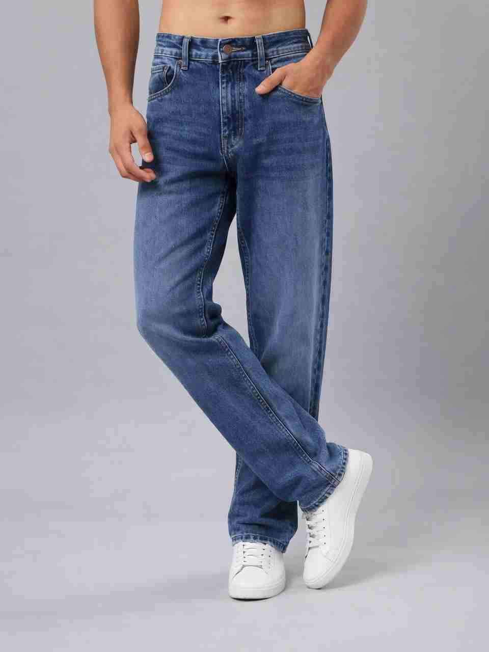WAZWEAR Men Dark Blue Mid Rise Straight Fit Jeans - Image 7