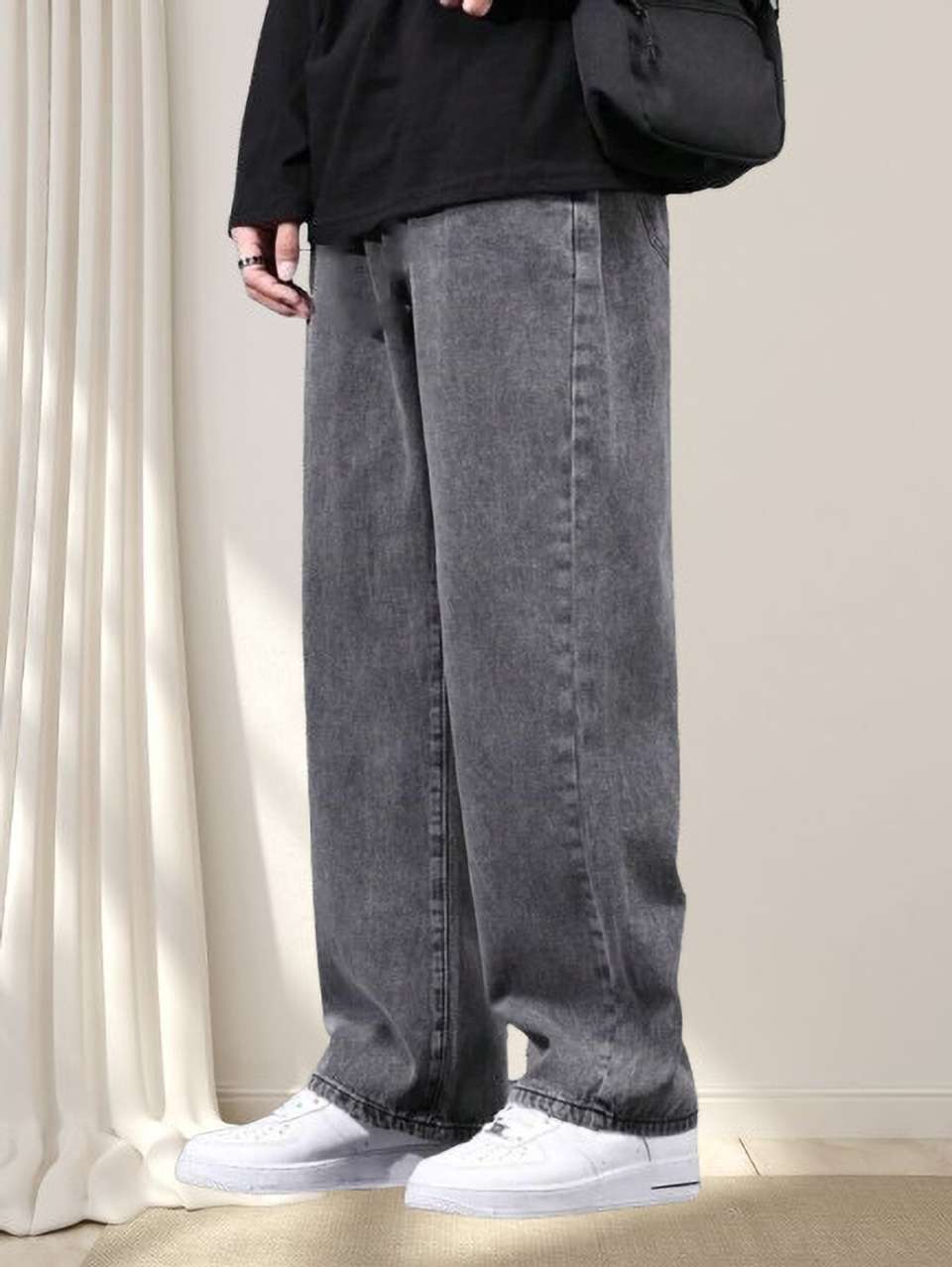StarForWell Men Grey Mid Rise Jeans - Image 8