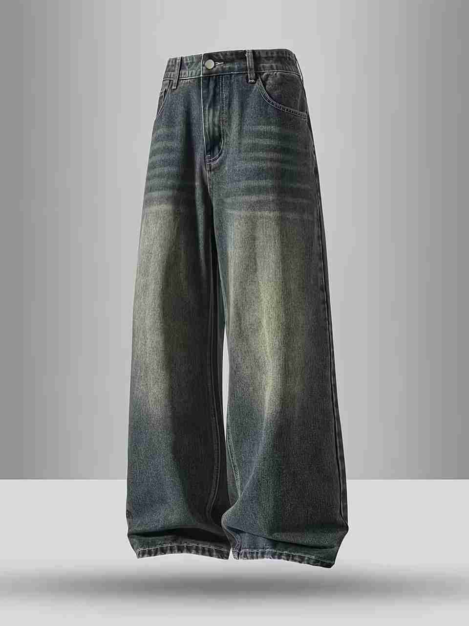 sky collection Men Loose Fit Mid Rise Blue Jeans - Image 6