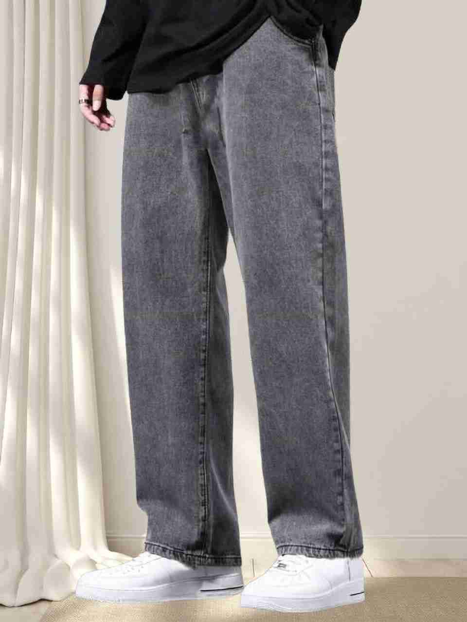 StarForWell Men Grey Mid Rise Jeans - Image 6