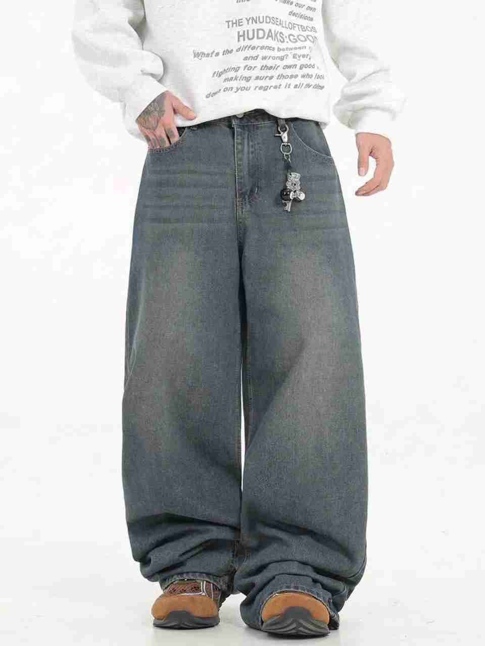 KOTTY Men Relaxed Fit Low Rise Blue Jeans - Image 7