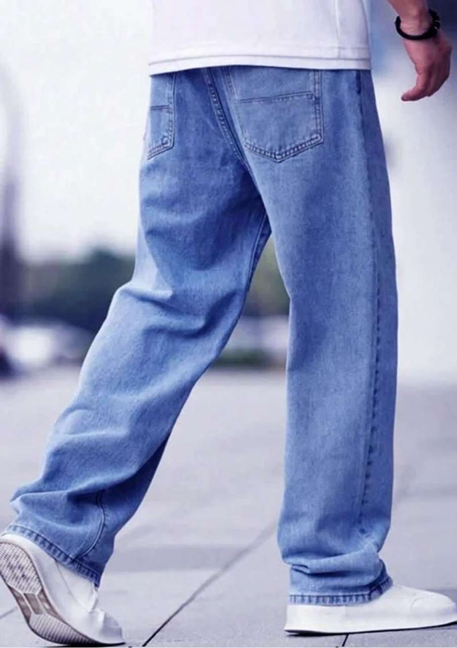 comfits Men Loose Fit Mid Rise Light Blue Jeans - Image 5