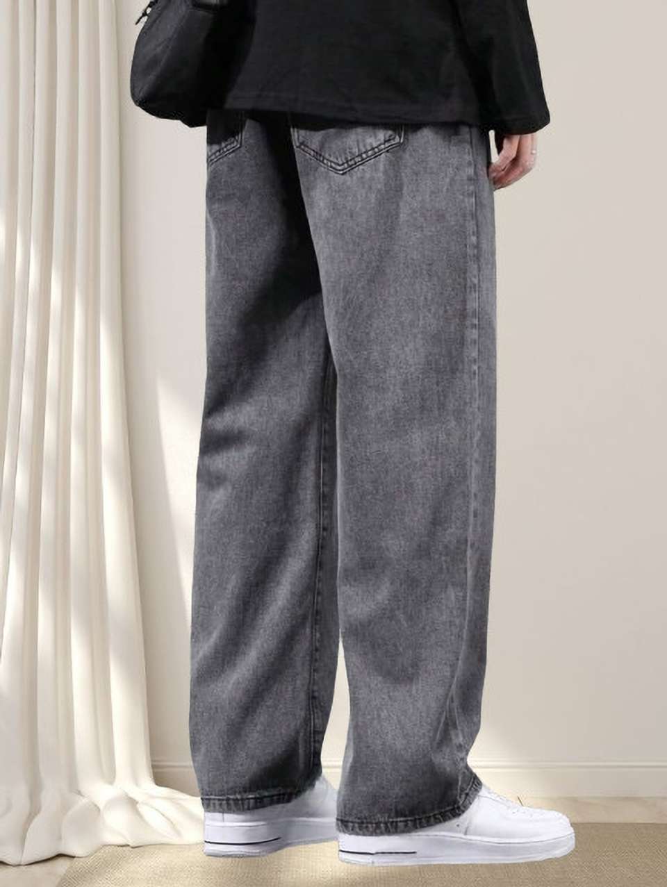 StarForWell Men Grey Mid Rise Jeans - Image 7