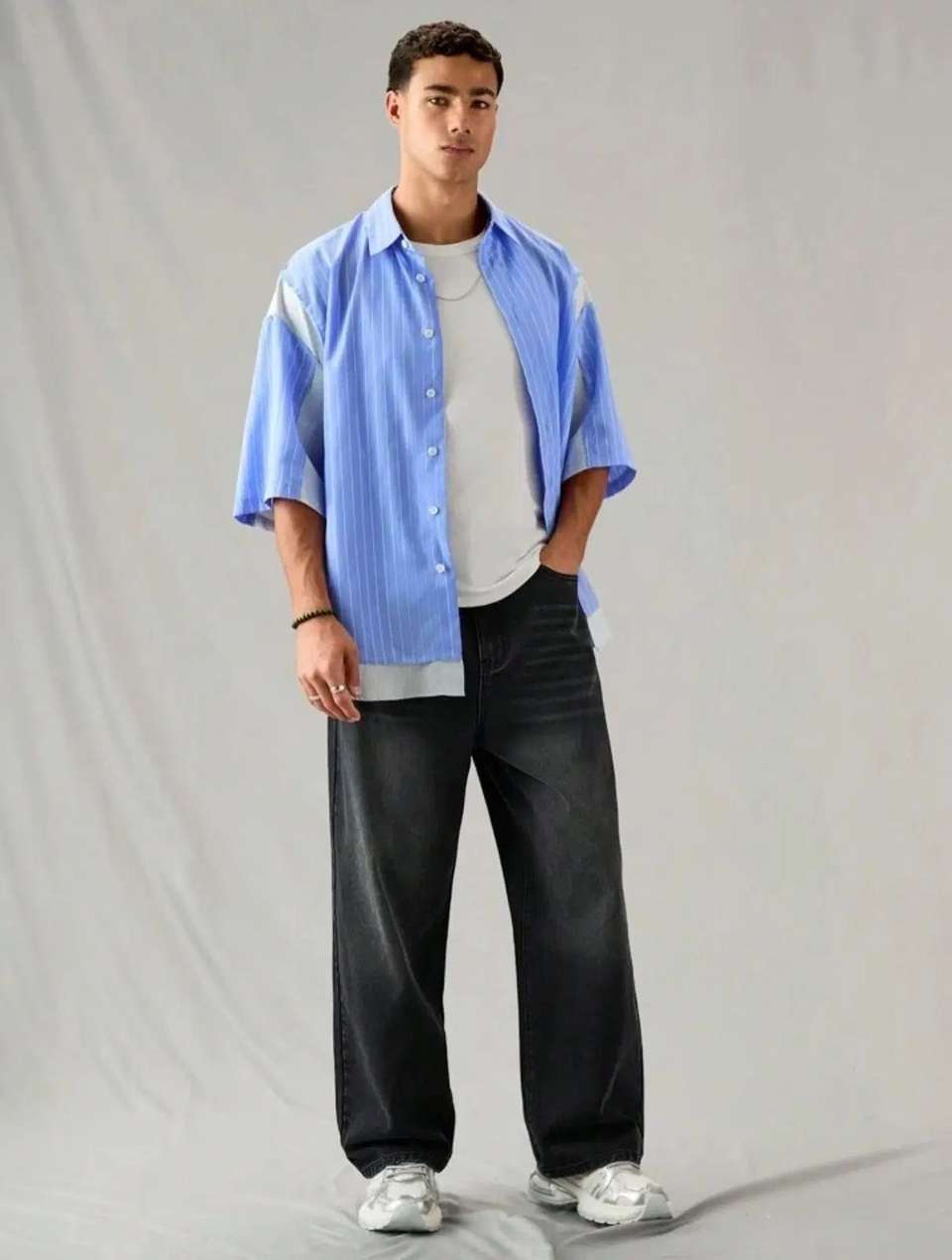 9XDenims Men Loose Fit Mid Rise Black Jeans - Image 8