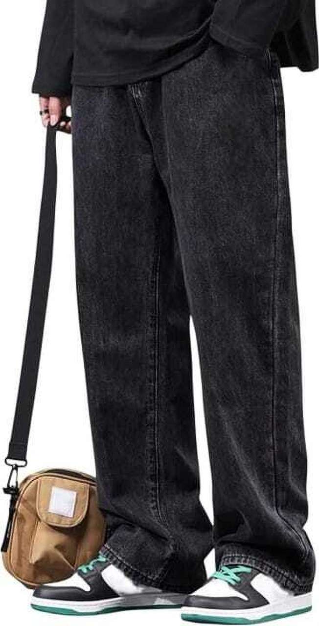 Southee Men Black Loose Fit Mid Rise Jeans - Image 9