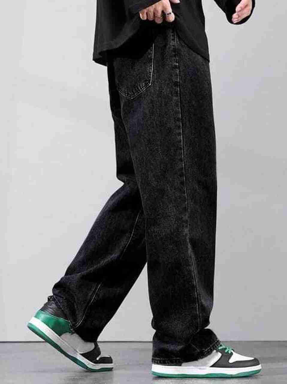 Southee Men Black Loose Fit Mid Rise Jeans - Image 6