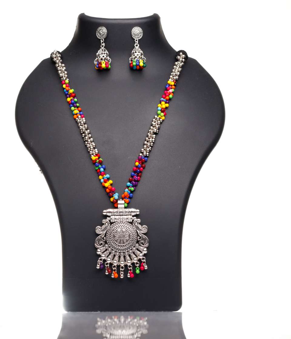 SUZEN Oxidised Silver Jewel Set (Pack of 2) - Image 8