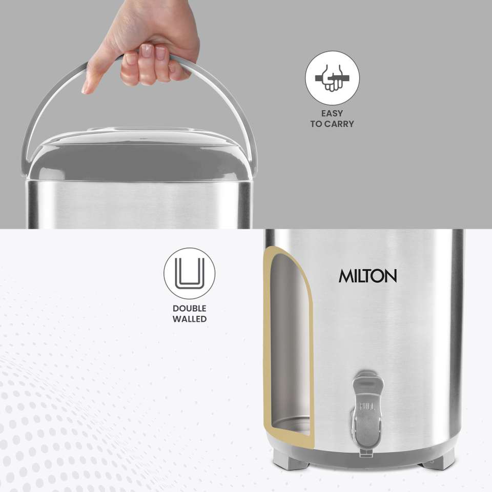 MILTON 9.3L Steel Water Jug - Image 5