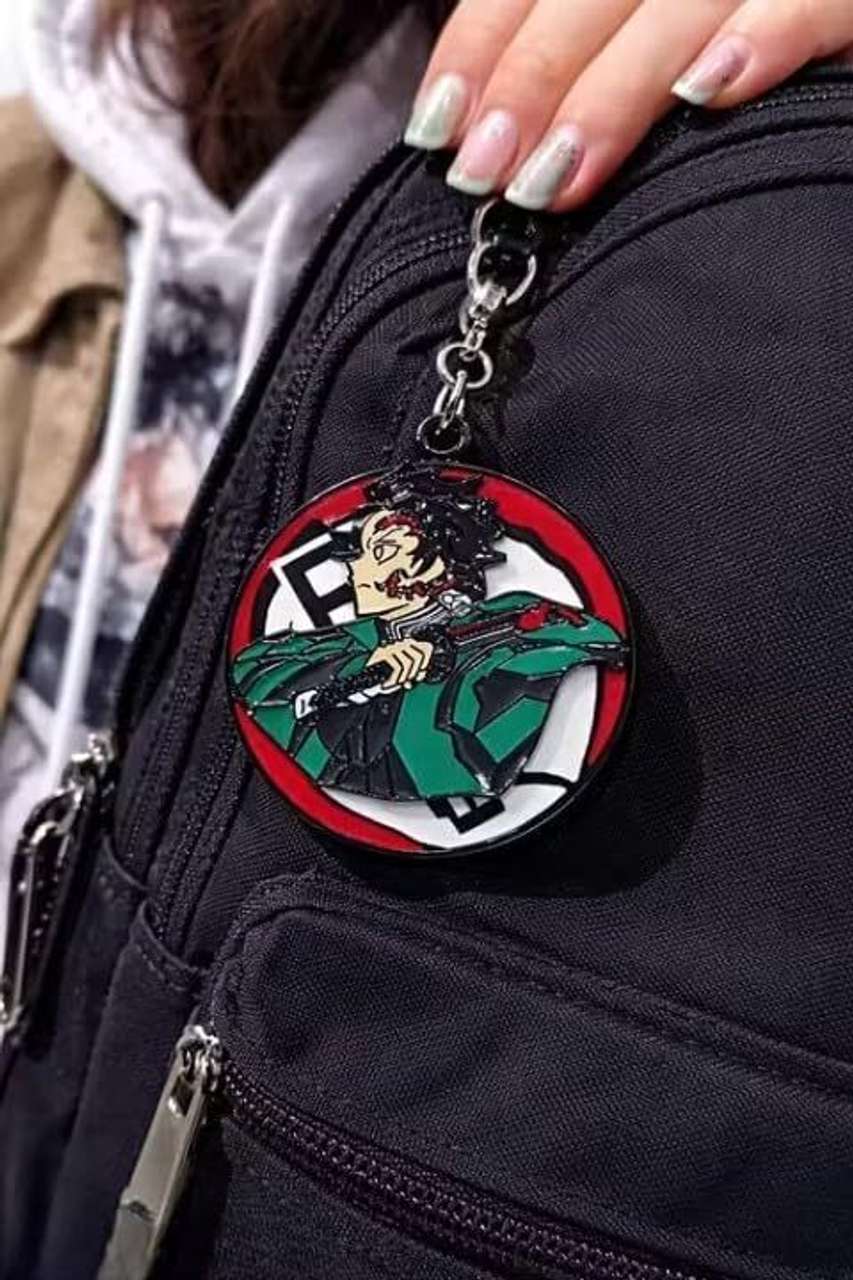 World Gift Mart Demon Slayer Spinning Keychain - Image 7