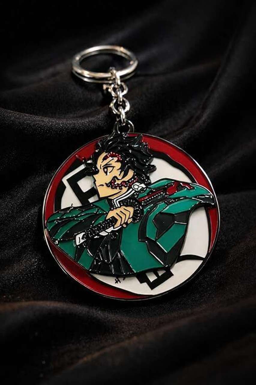 World Gift Mart Demon Slayer Spinning Keychain - Image 8